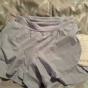 lululemon athletica Light Purple Athletic Shorts